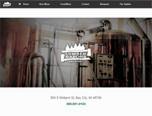 Tablet Screenshot of lumberbaronsbrewery.com